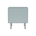 thumbnail image 3 of Linon Ginzel Mid-Century Modern 2-Drawer Nightstand, Gray, 3 of 17