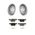 thumbnail image 1 of Transit Auto Rear Coated Disc Brake Rotors and Ceramic Pads Kit for Car BMW 328i GT xDrive 330i KGC-102180, 1 of 2