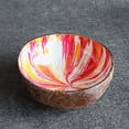 thumbnail image 3 of Lubelski Candy Bowls Compact Hand-Painted Coconut Shell Delicate Smooth Natural Bowls for Kids, 3 of 3