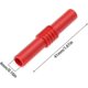 thumbnail image 3 of 10Pcs Insulated Banana Plug Female to Female 4mm Banana Jack Coupler for 4mm Banana Extension Electrical Test Black and Red SZRH A-F, 3 of 4