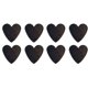 thumbnail image 4 of EeaseMX 12 pegatinas magnéticas de 30 x 2,2 mm con forma de corazón, para nevera, juguetes para niños (negro), 4 of 7