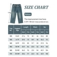 thumbnail image 7 of Happy Cherry Kids Jeans Baggy Wide Leg Boy Denim Pants Elastic Waist Toddler Y2K Trousers Loose Streetwear with Pockets 12-13 Years, 7 of 7