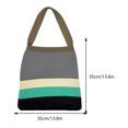 thumbnail image 2 of Bolso para axilas para mujer, gran capacidad, Color contrastante, moda, Bolso femeninos, 2 of 6