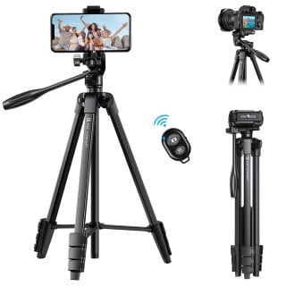 Treppiede Selfie Stick 3-in-1 K&F CONCEPT – Magnetico+Clip Con Telecomando Bluetooth Per IPhone 17-12 E Android – Altezza 180cm