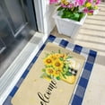 thumbnail image 6 of Summer Door Mat,Sunflower Yellow Indoor Outdoor Non-Slip Summer Doormat,Entryway Front Porch Summer Welcome Door Mats for Entrance Decor 30'''' x 17'''', 6 of 6