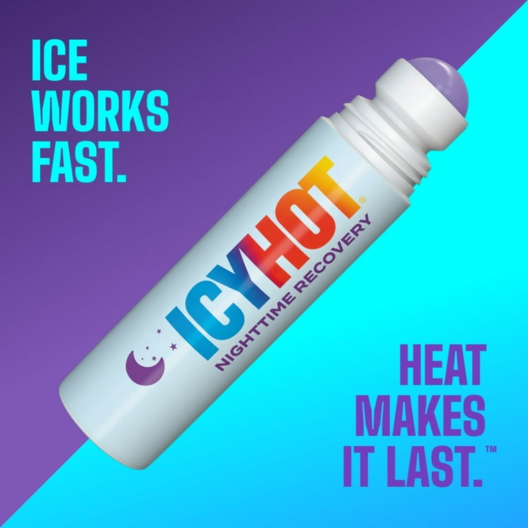 Icy Hot Nighttime Recovery No-Mess Pain Relief Liquid with