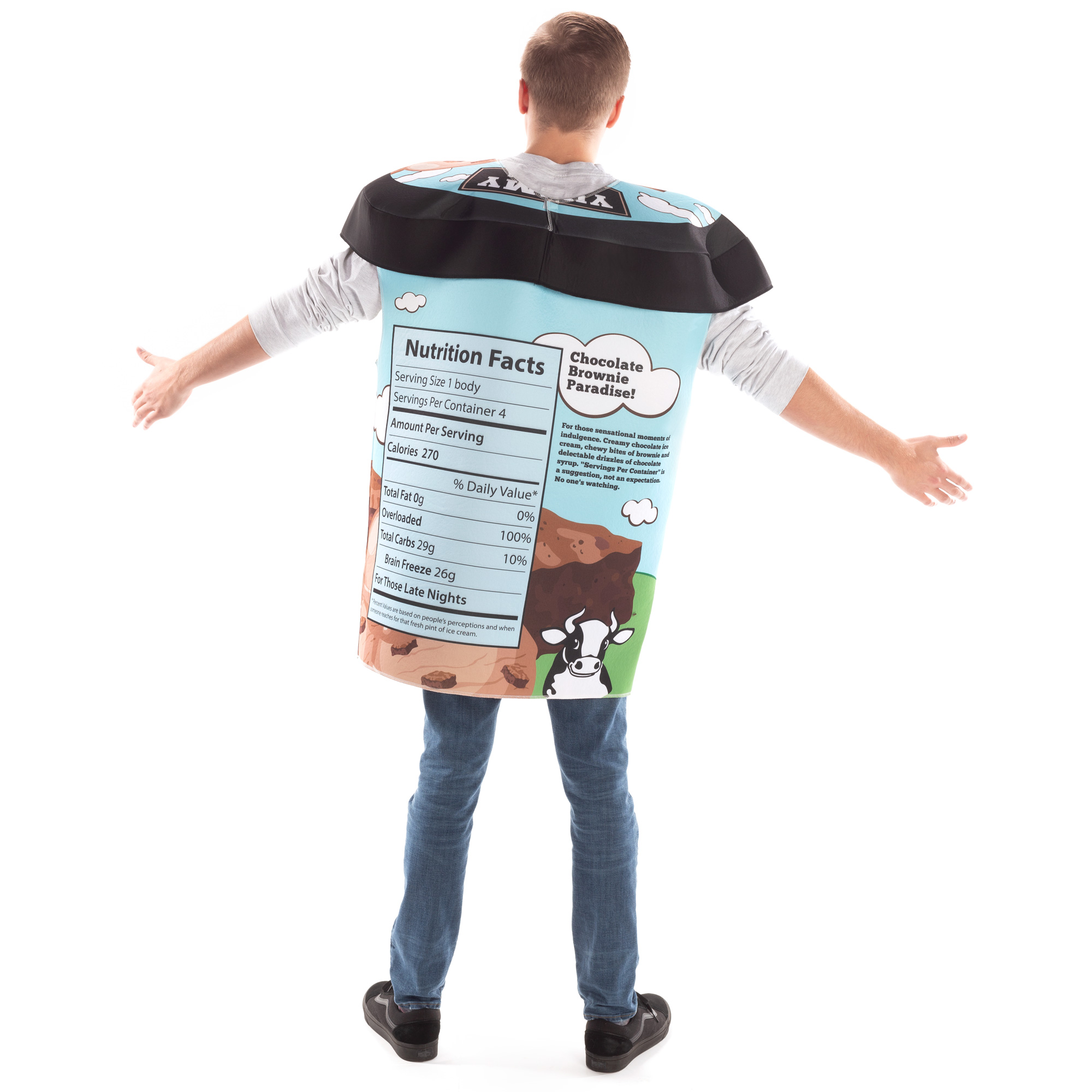 Pregnancy Craving Couples Costume - Funny Ice Cream Pickle Food Halloween Outfit - image 5 of 5