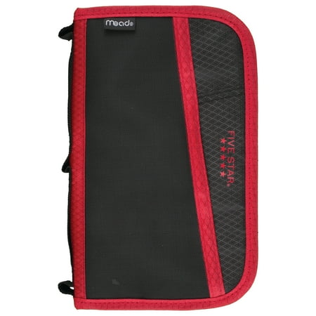 UPC: 0043100501626 | Five Star Multi-Pocket Pencil Pouch  Nylon  Assorted Colors (50173)