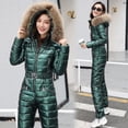 thumbnail image 2 of Traje de esquí de una pieza, chaquetas para mujer, parka con capucha de invierno, mono de algodón para mujer, monos con fajas, monos con cremallera, chándales, 2 of 4