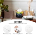 thumbnail image 3 of Kdxio Tennis Ball In Fire And Water Leather Tissue Box Cover Square Holder Decorative for Bathroom,Home Office Decor, 3 of 7