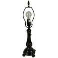 thumbnail image 5 of Amora Lighting Tiffany Style Table Lamp 19" Tall Stained Glass White Floral Tulips Nightstand Bedroom Handmade Gift AM1094TL12B, 5 of 5