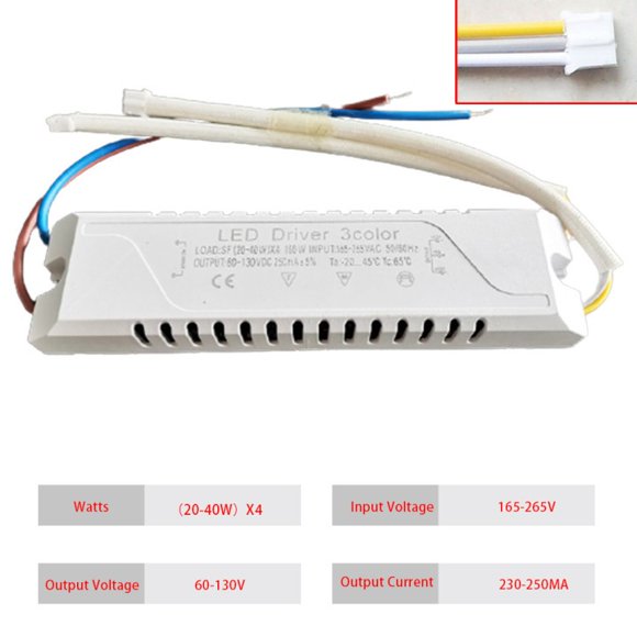 MYG A Mené l'Adaptateur 3color pour le Remplacement Mené de Transformateur d'Éclairage Non-Isolant