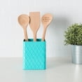thumbnail image 2 of Home Basics Tin Utensil Holder, Turquoise, 2 of 4