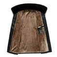 thumbnail image 3 of MaFYtyTPR Winter Jackets for Men Fashion Imitation Mink Velvet Warm Vintage Jacket Long Sleeve Winter Coat on Black L(US 6), 3 of 8