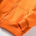 thumbnail image 6 of GYRATEDREAM Toddler Baby Fall Winter Zip-up Hoodie Jacket Kids Lightweight Long Sleeve Windbreaker Hooded Sweatshirts Coat with Pockets Boys Girls Solid Color Fleece Lined Outwear for 2-8 Years, 6 of 8