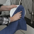thumbnail image 4 of RITZ Terry Kitchen Towel and Dish Cloth, Set of 3 Towels and 3 Dish Cloths, Navy, 4 of 6