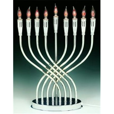 Illumination Electric Menorah Silver Plated