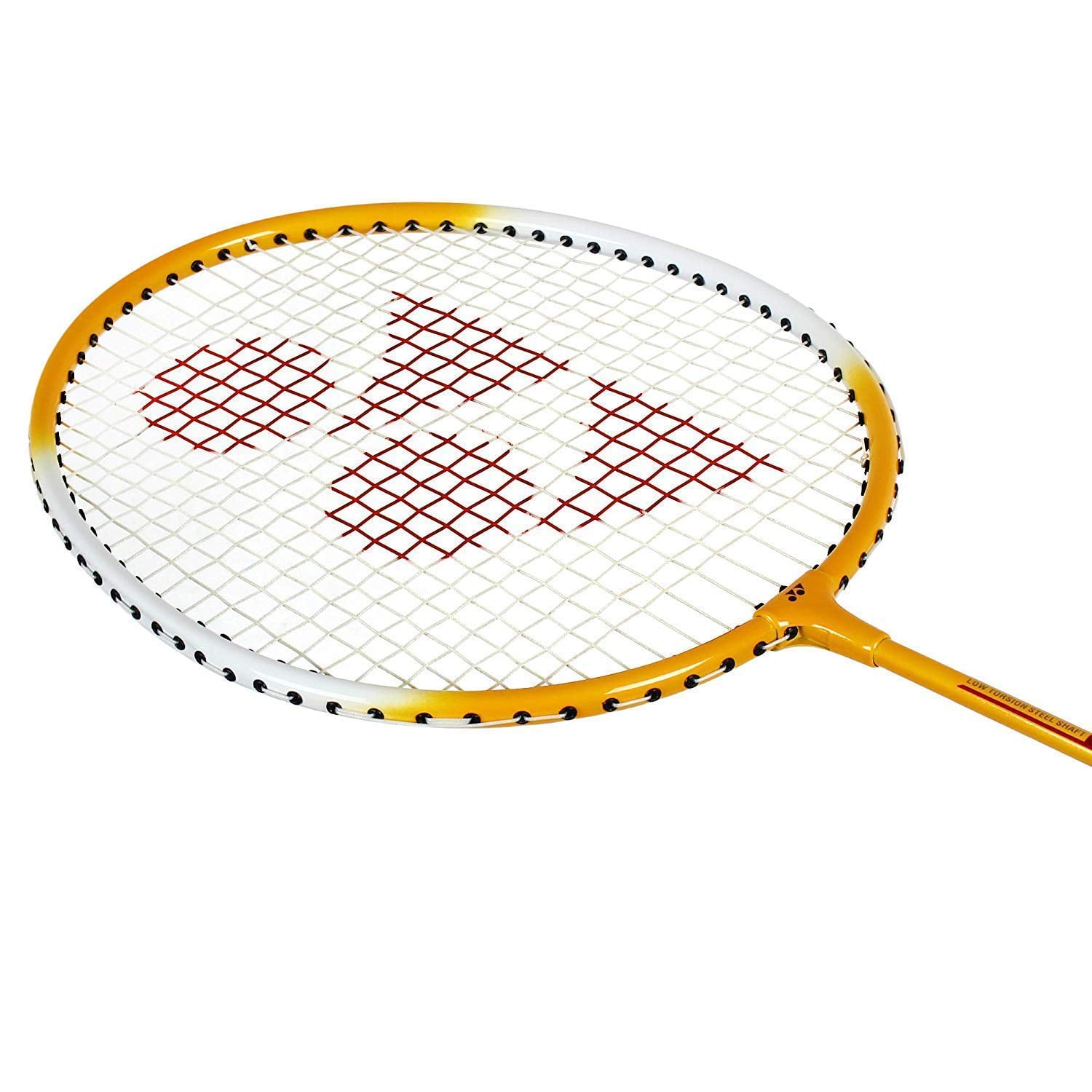 Yonex GR 303 Aluminium Blend Badminton Racquet with Full Cover, Yellow Set of 2