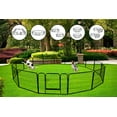 thumbnail image 4 of Portable Indoor Outdoor Folding 16-panel Heavy Duty Metal Pet Dog/Cat Playpen, 4 of 8