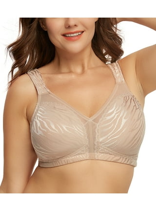 Exclare Women's Minimizer Bras Comfort Non Padded Full Figure