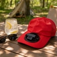 thumbnail image 5 of Trgacdwlo Rechargeable Fan Baseball Cap Cooling Sun Hat with Mesh Back, Breathable Uv Blocking Cap for Summer Activities, Hiking, Gardening, 5 of 9