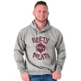 thumbnail image 5 of Beets Not Meats Clean Eating Veggie Hoodie Sweatshirt Women Men Brisco Brands X, 5 of 6
