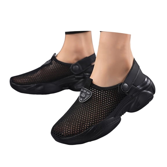 Mostsola Womens Sandals Adjustable Slippers for Women Mesh Slides Sandals Sip on Shoes Clogs