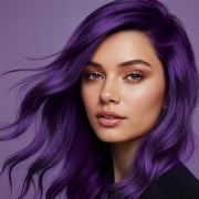 Splat Midnight Tanzanite Hair Dye Kit, Semi-Permanent Purple Hair Color for Brunettes