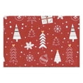 thumbnail image 4 of Merry Christmas Red Xmas Tree Dining Table Placemats 4PCS Heat-resistant Placemats 12 X 18 Inch Holiday Fashions Dining Table Place Mats for Kitchen Dining Table,Kitchen Table Mats, 4 of 5
