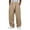 Khaki #012, variant on Men's Wide Leg Sweatpants Baggy Casual Drawstring Waist Joggers Lounge Sweat Pants with Pockets Green S