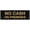 Black Gold, variant on Signs ByLITA Basic No Cash On Premises Sign - Easy Installation | Durable Material (Brushed Silver) - Small