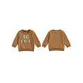 thumbnail image 3 of Aojekbee Kids Boys Sweatshirt, Long Sleeve Crew Neck Letters Print Pullover Casual Fall Tops, 3 of 10