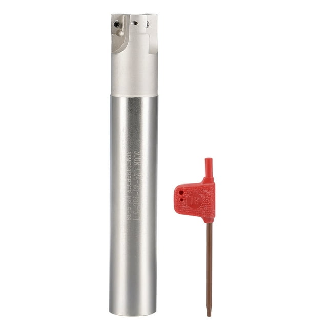 Unique Bargains 1' x 6' Indexable End Mills 3 Flute 90 Degree BAP300R R0.8 for APMT1135 Insert