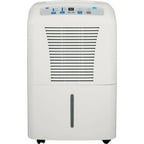 GE 50-Pint Dehumidifier for Basements w/Drain, White,  ADEW50LR