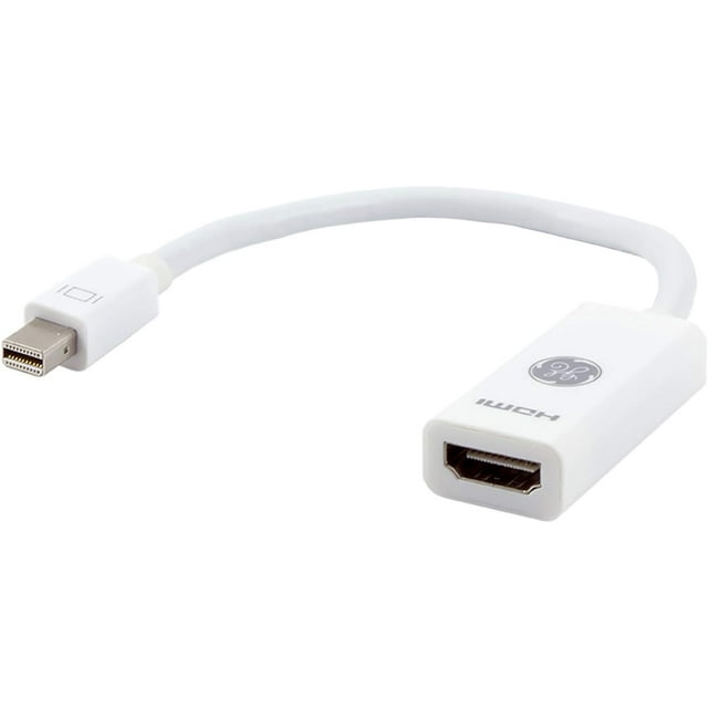 GE Jasco 33589-1 / Mini Display Port vers HDMI Adaptateur - pour windows & Mac - Blanc