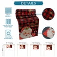 thumbnail image 7 of Table Runners 36 Inches Long Dress Scarves, Red Plaid Christmas Farmhouse Kitchen/Dining Table Runner, Short Coffee Tablerunners, Santa Xmas Snowflake Farmhouse 13x36 Inch, 7 of 7