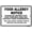 Warning Sign 2, variant on Warning Caution Please Stay Behind Yellow Line - 8"x12" Metal Aluminum Sign, Wall Office Decor for Indoor Outdoor, Facility