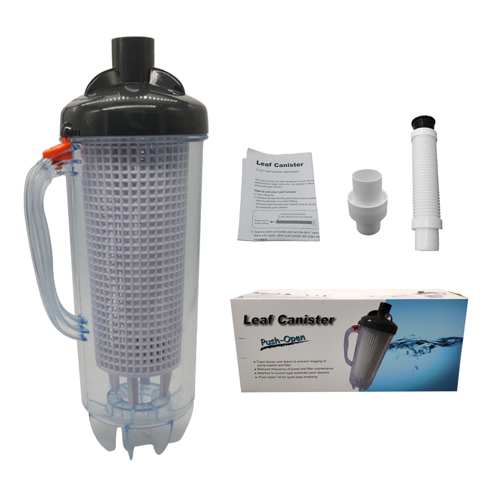 POYOGA Swimming Pool Cleaner Leaf Catcher Leaf Suction for Tank Pool