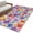 Beige, variant on Large Area Rugs for Living Room Bedroom, Colorful Flowers 6'x9' Rug Washable Carpet Runner Indoor Outdoor, Spring Botanical Watercolor Floral Non Slip Floor Mats Rug for Kitchen, Playroom