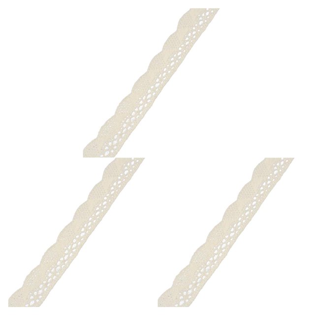 Youkk 1 Roll Lace Craft Ribbon Exquisite Useful Charming Stylish DIY Craft Sewing Accessory Clothes Supplies Lace Trim Type9 3Set