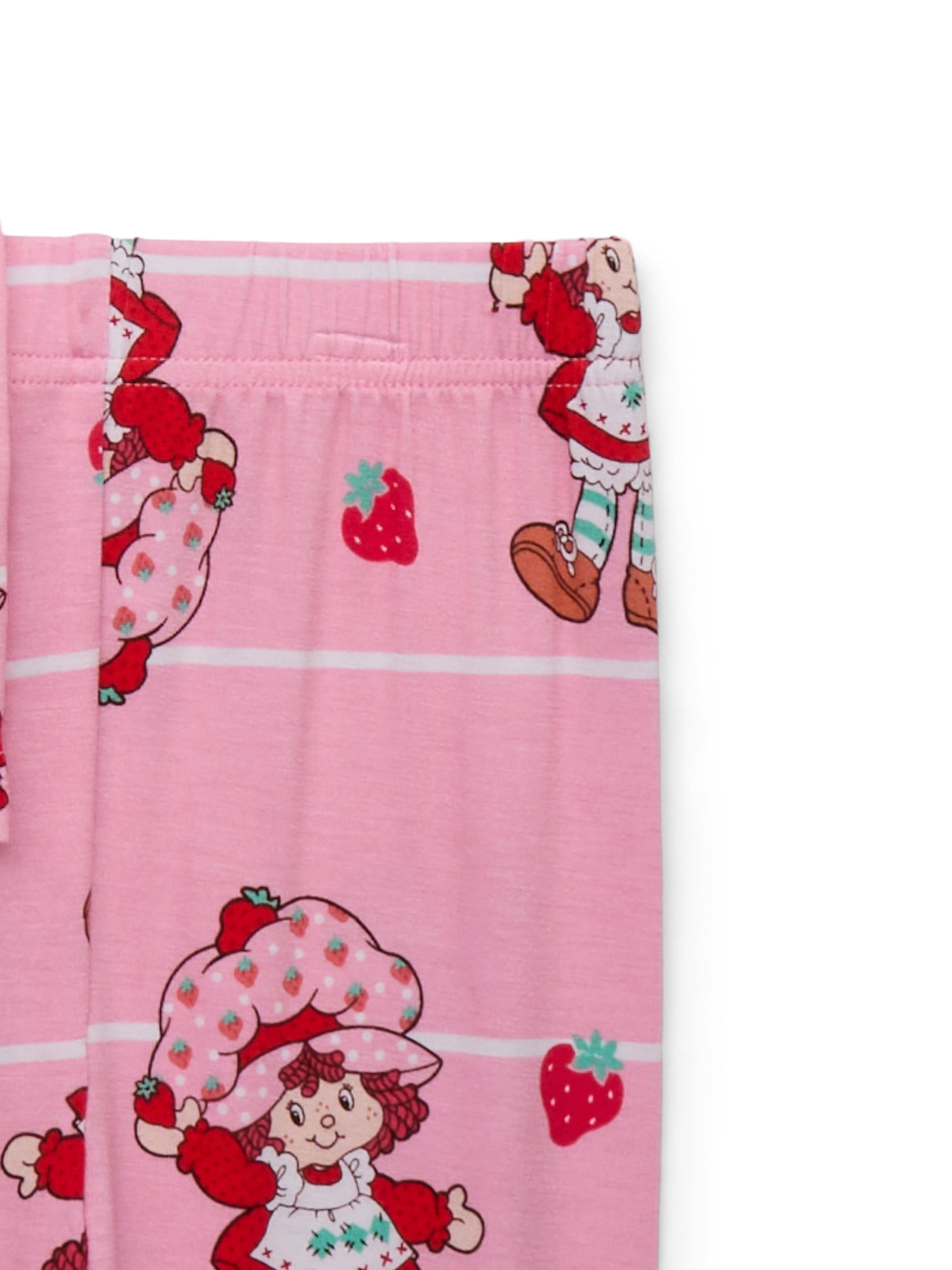 Strawberry Shortcake Girls Graphic Pajama Top and Bottoms Set, 2-Piece, Sizes 4-10