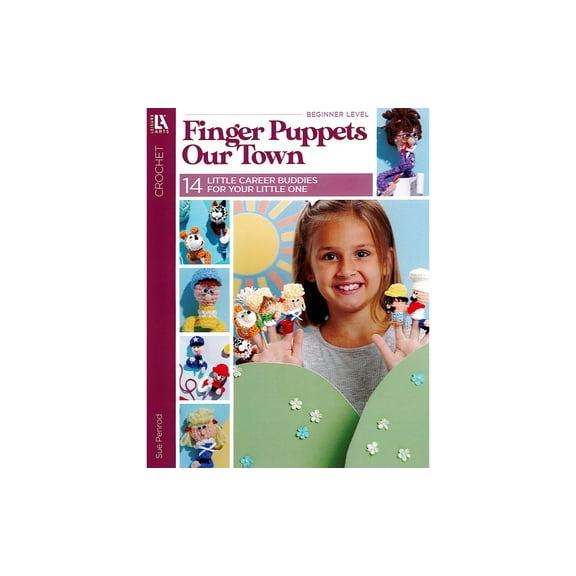 Leisure Arts Finger Puppets Our Town Crochet Book