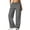 03-Gray, variant on Women's Elastic Waist Loose Fit Work Pants, Multi Pocket Medical Scrub Trousers, Comfortable Wide Leg Nurse Caregiver Work Pants for Medical Daily Wear 01-Blue XXL