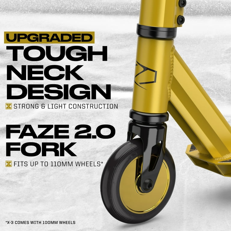 Fuzion X-3 Pro Scooters - Stunt Scooter for Kids 8 Years and Up