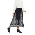 thumbnail image 2 of Women Long Maxi Skirt Elastic Hight Waist A Line Beach Holidays Skirts S-XL, 2 of 6
