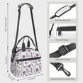 thumbnail image 5 of Ratiio Lavender Flowers Pattern Lunch Bag ,Insulated Lunch Box, Small Leakproof Cooler Food Lunch Containers Reusable High Capacity Lunch Tote Bags, 5 of 6