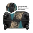 thumbnail image 4 of Lsque Blue Watercolor Duck Printed Luggage Cover, Travel Luggage Protector,Scratch and Dirt Resistant, Fits 18-32 Inch Luggage - Medium, 4 of 9