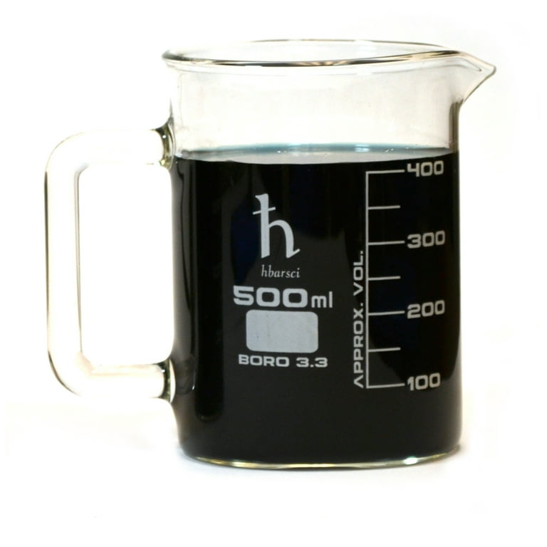 500ML Coffee Mug Beaker Borosilicate 3.3