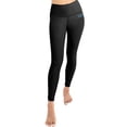 thumbnail image 4 of Women's Kadi Brand Black UCLA Bruins Buttery Soft Midi Bra & Leggings Set, 4 of 6