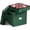 Green, variant on Christmas Ornament Storage Box - Stores 128 3" Ornaments with Individual Trays -  Proof 600D Oxford Fabric - ornament organizer storage box, Durable Christmas Containers Holder - Red